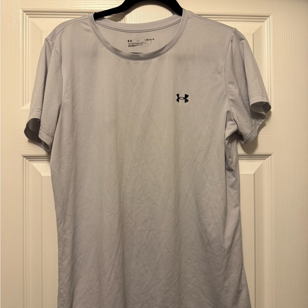 Under Armour Men's Light Gray Short Sleeve Tee